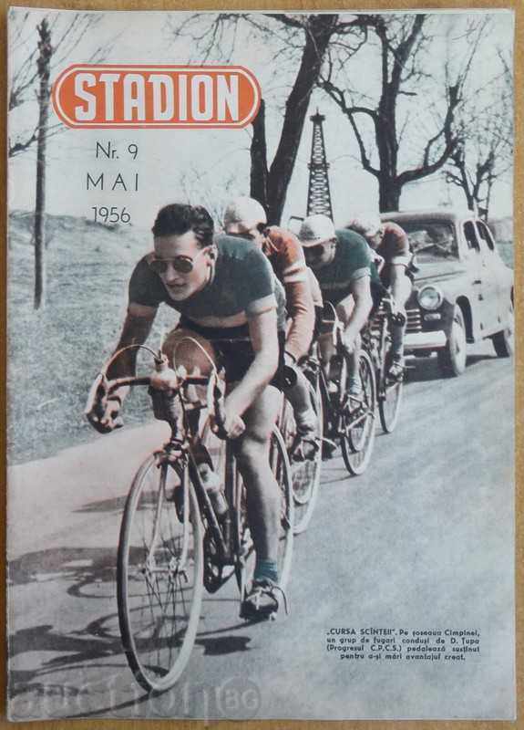 Revista românească de fotbal și sport Stadion, mai 1956