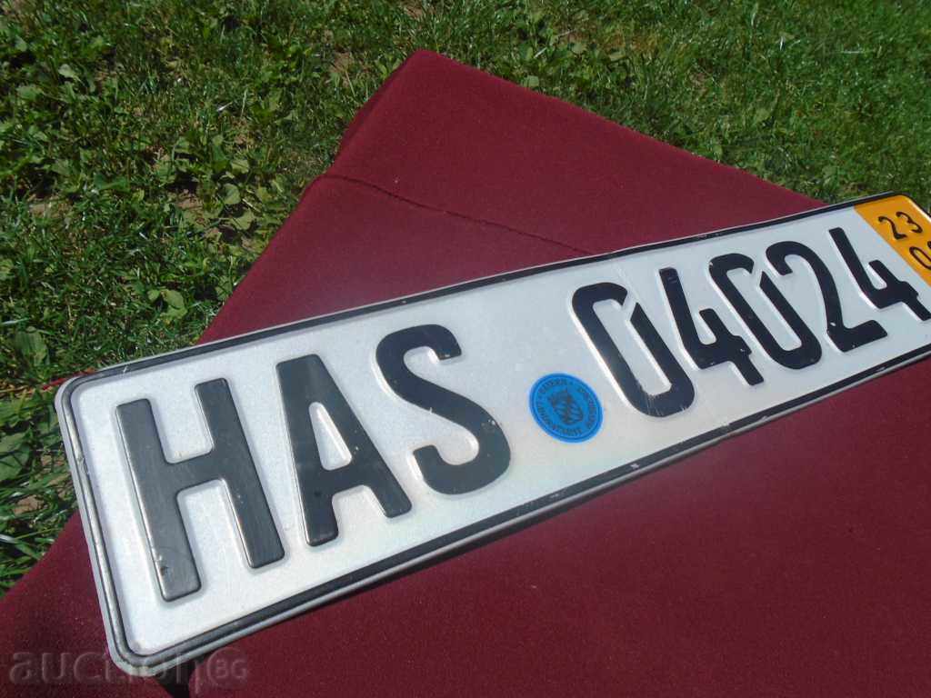 GERMAN ALUMINUM NUMBER with price 5.00 BGN | € 2.56