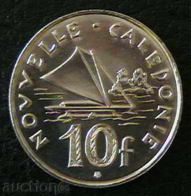 10 φράγκα το 2011 Νέα Καληδονία