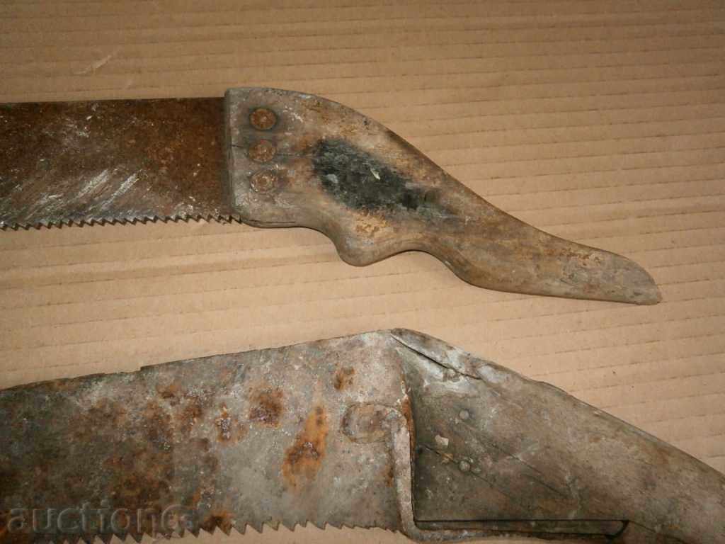 Auction two ancient primitive saws Auction two ancient primitive saws