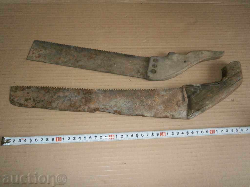 Delivery of two ancient primitive saws Delivery of two ancient primitive saws
