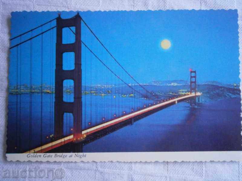 Κάρτα SAN FRANCISCO Καλιφόρνια ΗΠΑ - SAN FRANCISCO / 4 /