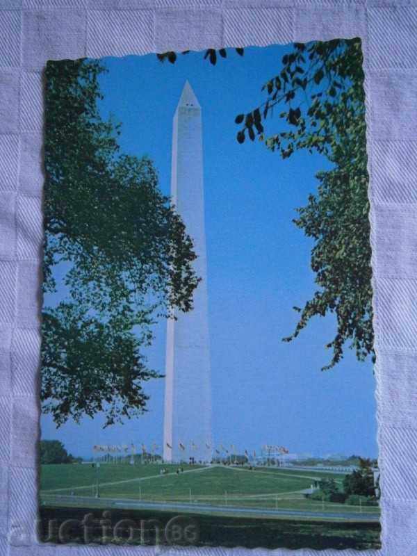 Παλιά καρτ ποστάλ ΟΥΑΣΙΓΚΤΟΝ - ΗΠΑ - ΟΥΑΣΙΓΚΤΟΝ Οβελίσκοι