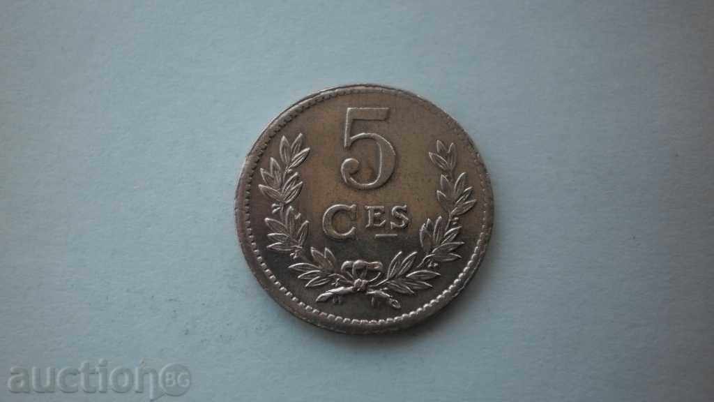 Люксембург   5 Centimes 1924 Charlotte Grand Duc с цена € 5.11 | 9.99 лв.