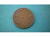 Netherlands 2½ Cent 1913 Rare (k)