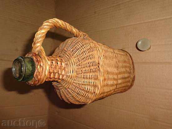 Old glass wineglass for rakiya brandy braid - 7 Old glass wineglass for rakiya brandy braid - 7