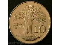 10 cenți 2001 Zimbabwe