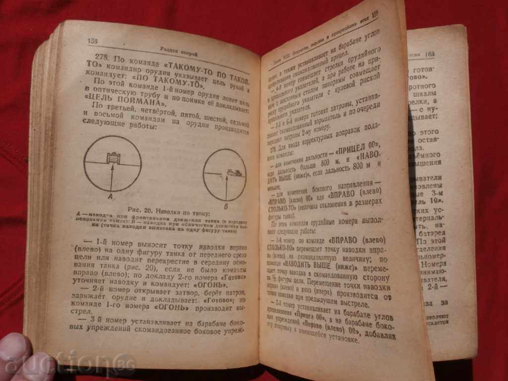 Delivery of Battle statute of the anti-aircraft artillery of the Red Army, 1944.