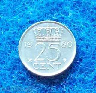 25 cents-Netherlands-1980 with price 0.30 BGN | € 0.15 25 cents-Netherlands-1980 with price 0.30 BGN | € 0.15