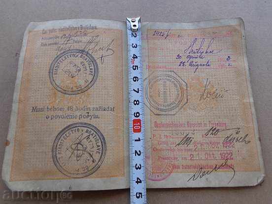 Auction Old royal passport, passport document Auction Old royal passport, passport document