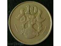 10 cenți 1990, Cipru
