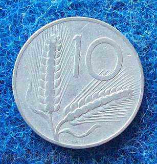 10 tsentisimi-Ιταλία-1953 αλουμίνιο