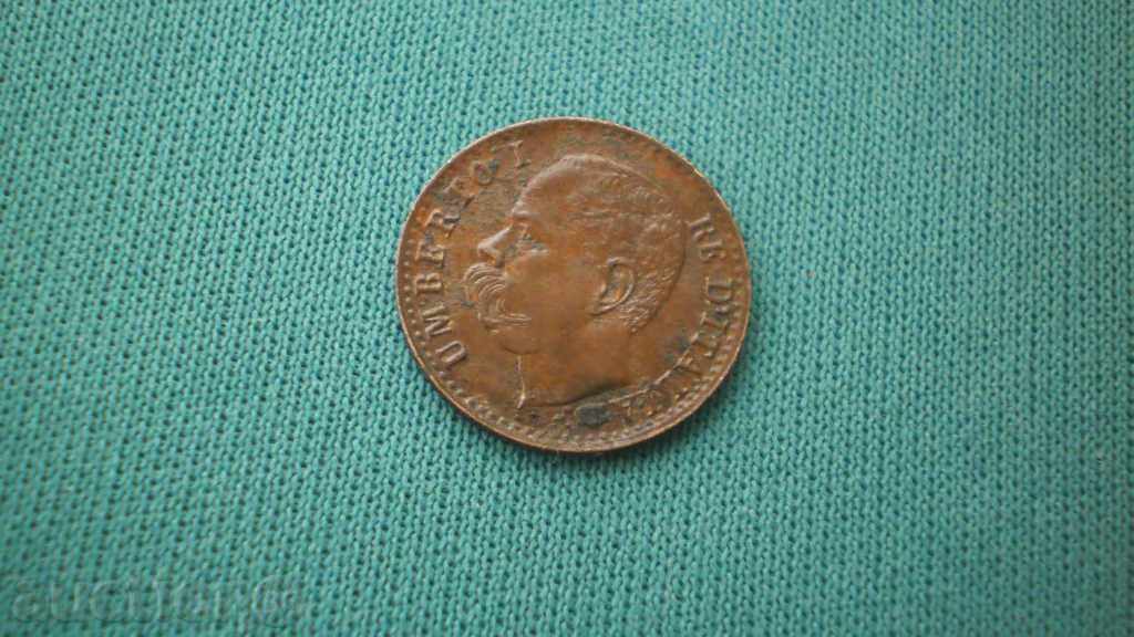 Italia 1 Chentesimo 1895 Rare (k) cu preț € 7.67 | 15.00 BGN