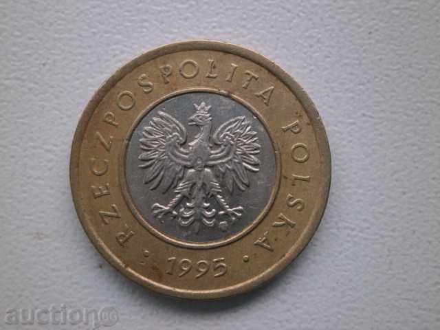 Poland - 2 zlotys, bimetal, 1995 - 19L with price 1.50 BGN | € 0.77 Poland - 2 zlotys, bimetal, 1995 - 19L with price 1.50 BGN | € 0.77