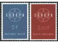 Καθαρό Μάρκες Ευρώπη Σεπτέμβριο του 1959 από το Βέλγιο