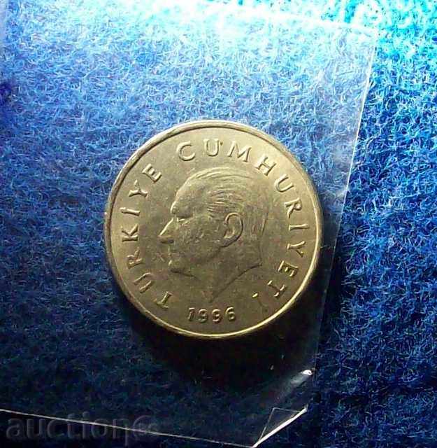 50,000 pounds Turkey 1996 with price 2.50 BGN | € 1.28 50,000 pounds Turkey 1996 with price 2.50 BGN | € 1.28