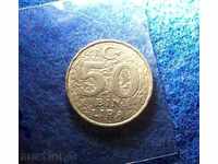 50000 liras Turcia 1996