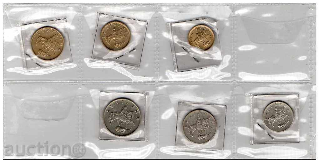 1999 България. Пълен сет: 1, 2, 5, 10, 20, 50 ст. с цена 12.00 лв. | € 6.14 1999 България. Пълен сет: 1, 2, 5, 10, 20, 50 ст. с цена 12.00 лв. | € 6.14
