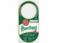 Beer label Pilsner Urquell not used