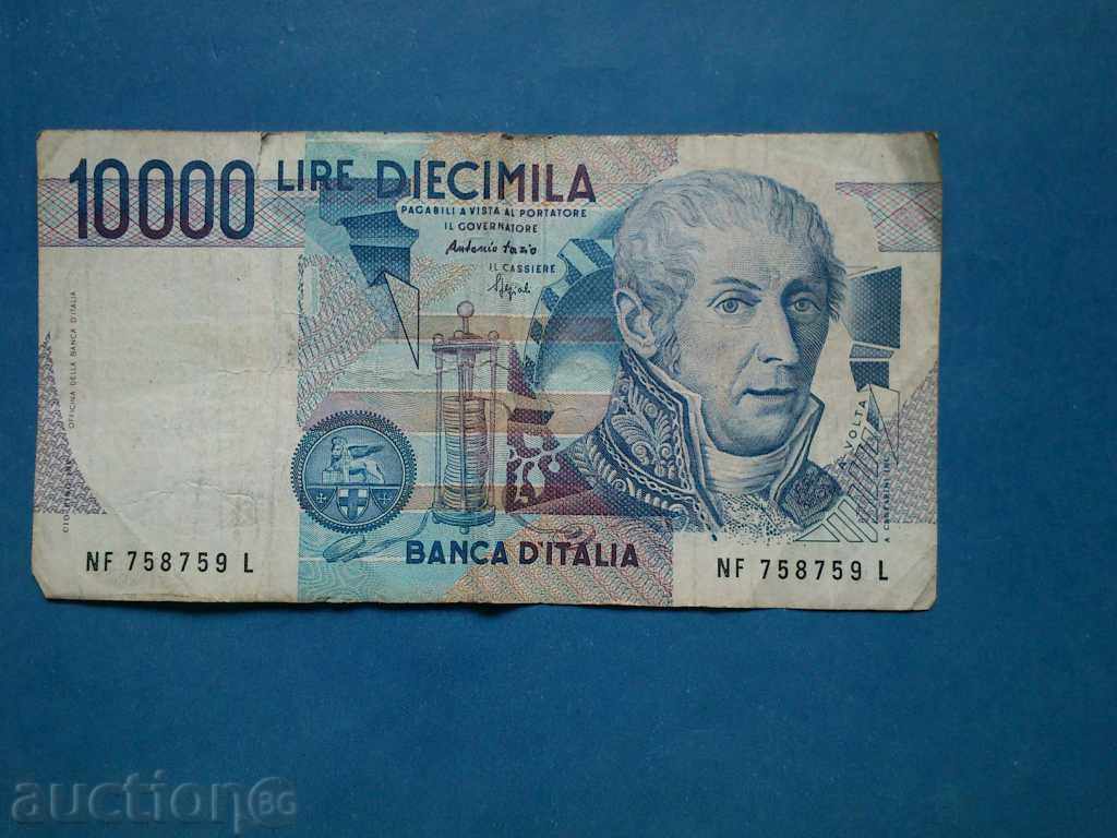 10.000 liras Italia