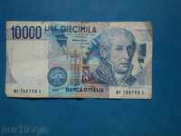 10.000 liras Italia