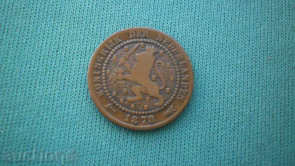Netherlands 1 Cent 1878 Rare (к)