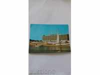 Пощенска картичка Слънчев бряг Хотел Гларус 1980