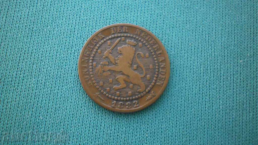 Холандия 1 Цент 1882 Rare (к)
