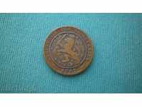 Netherlands 1 Cent 1882 Rare (к)