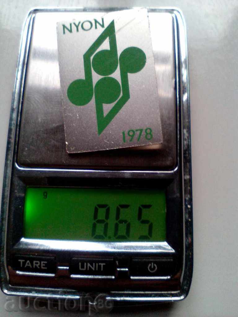 Delivery of NYON 1978 MUSIC FESTIVAL Delivery of NYON 1978 MUSIC FESTIVAL