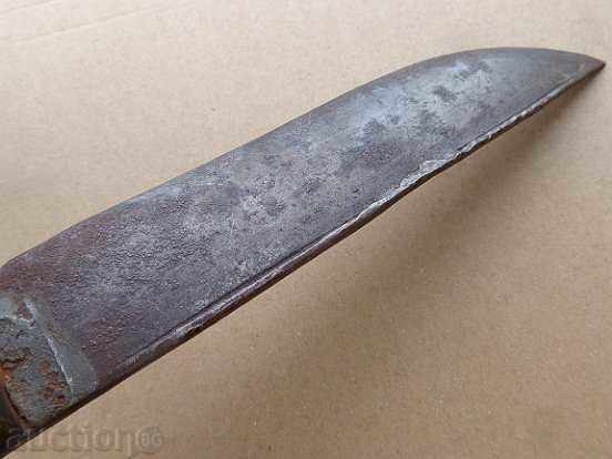 Hand forged shepherd's knife with buffalo horns, karaoke - 7
