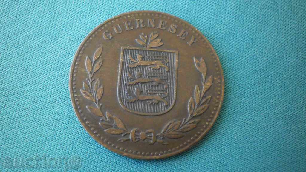 Guernsey 8 Double 1918 H Rare (k) cu preț € 4.09 | 8.00 BGN