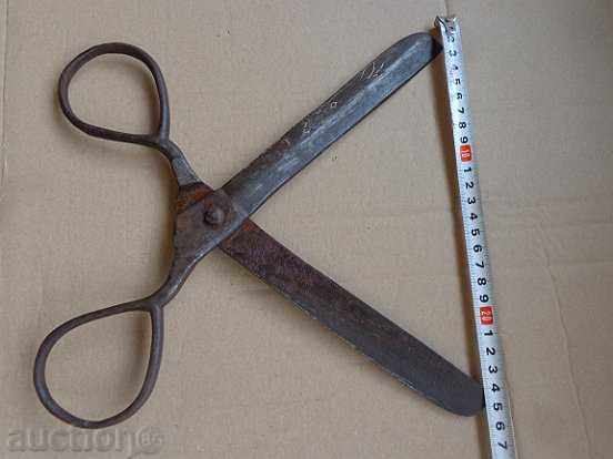 Auction Old scissor scissors, wrought iron Auction Old scissor scissors, wrought iron