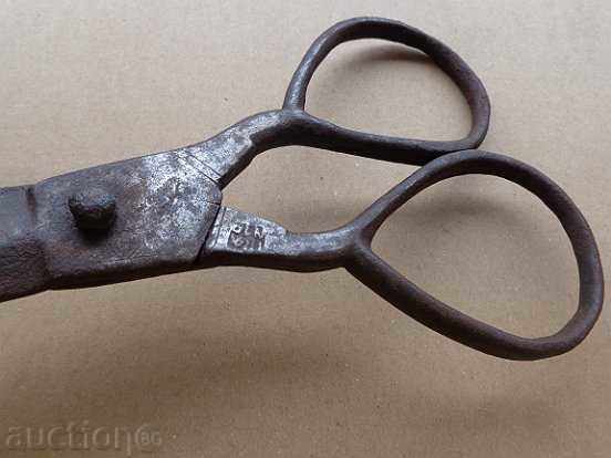 Old scissor scissors, wrought iron - 6 Old scissor scissors, wrought iron - 6
