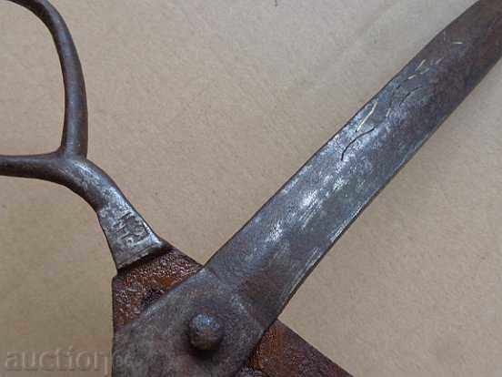 Old scissor scissors, wrought iron - 7 Old scissor scissors, wrought iron - 7