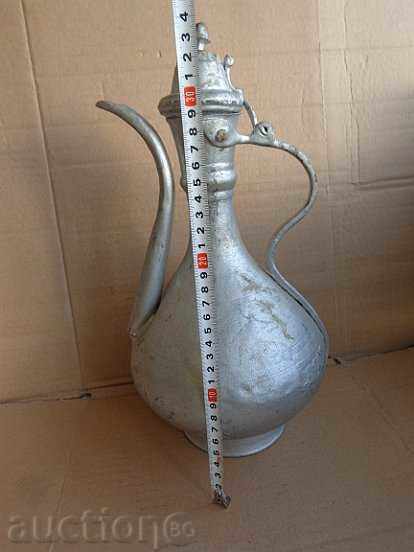 Auction Old Turkish ibrik, jug, copper, copper vessel, teapot Auction Old Turkish ibrik, jug, copper, copper vessel, teapot