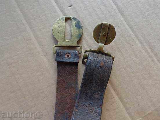 Old leather belt, buckle, buckle - 5 Old leather belt, buckle, buckle - 5