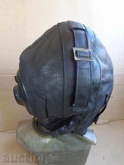 set de căști din piele pilot de vanatoare casca casca pălărie aviator - 6