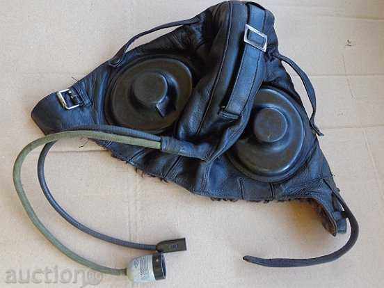 Kaska za pilot na iztrebitel ot SSSR, shlem za aviator