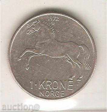 + Norway 1 krona 1972