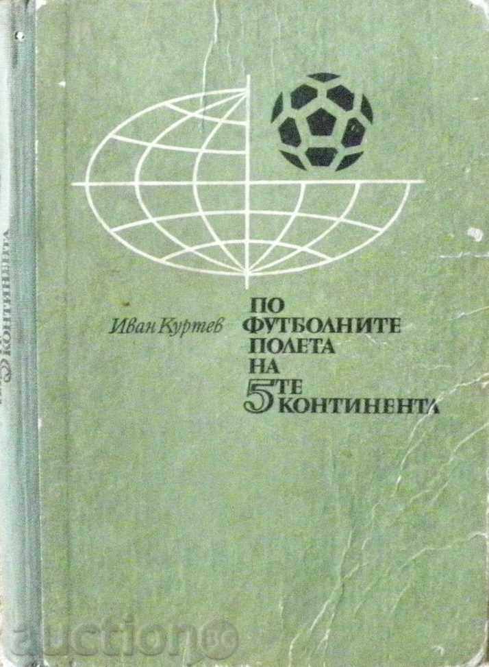 Футболна книга По футболните полета на 5те континента Куртев