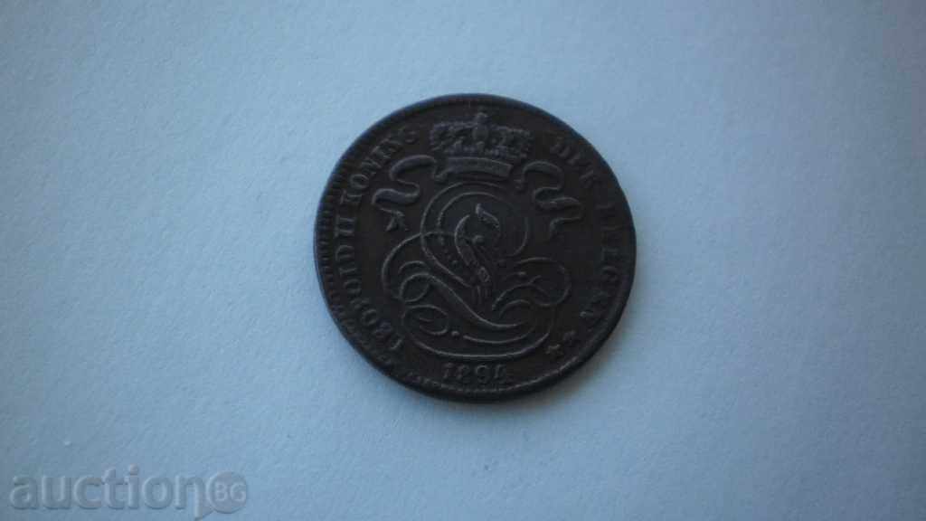 Белгия  1 Цент 1894  Леополд II с цена € 2.56 | 5.01 лв.