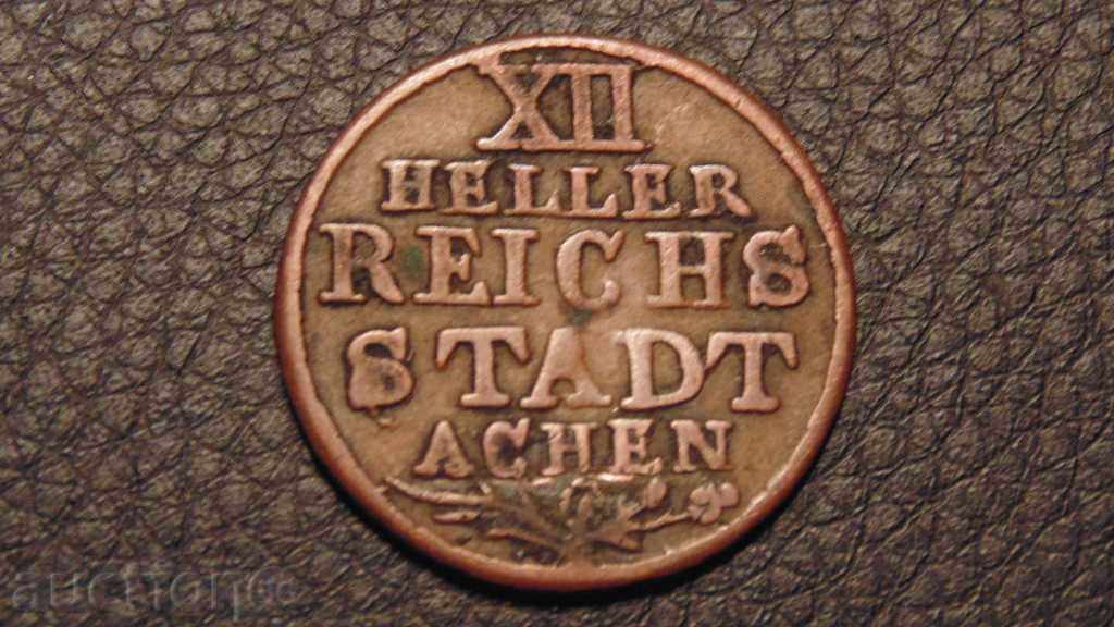 Auction 12 halls 1765 - very well preserved - Achen Auction 12 halls 1765 - very well preserved - Achen