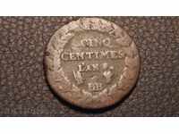 5 centimes Γαλλία - σπάνια