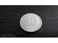 Монета - Германия - 50 пфенига | 1982г.; серия А