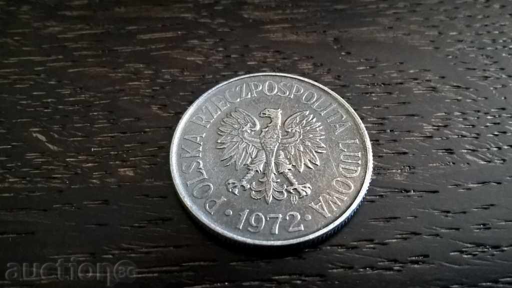 Монета - Полша - 50 гроша | 1972г. с цена € 0.50 | 0.98 лв.