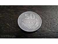 Монета - Полша - 50 гроша | 1972г.