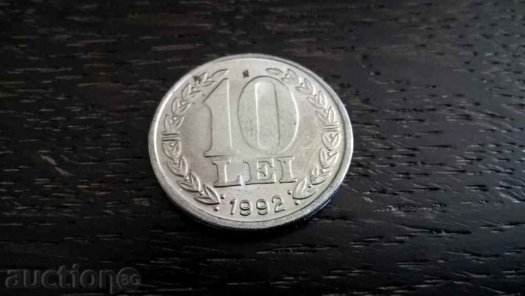 Moneda - România - 10 lei | 1992.