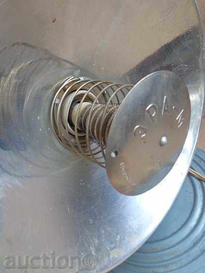 Old lamp with heater 500 watts, USSR, works - 5 Old lamp with heater 500 watts, USSR, works - 5