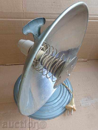 Old lamp with heater 500 watts, USSR, works - 7 Old lamp with heater 500 watts, USSR, works - 7